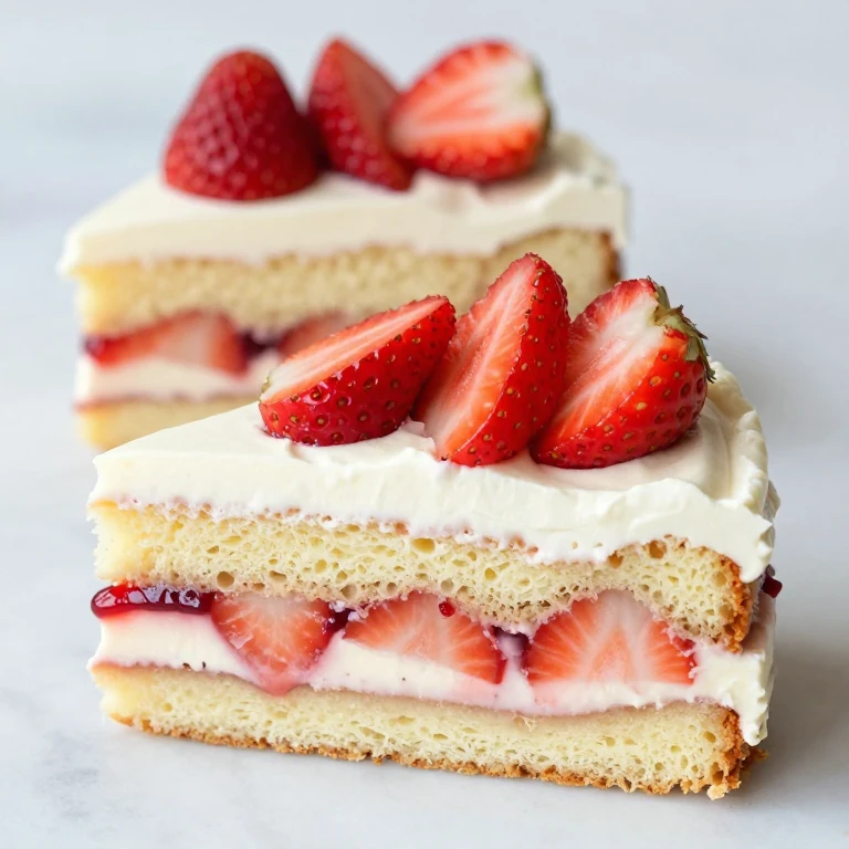Two mini strawberry icebox cake loaves with wafers, cream, and fresh berries