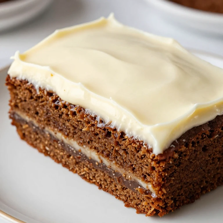 Gingerbread cream cheese sheet cake with tangy cream cheese frosting