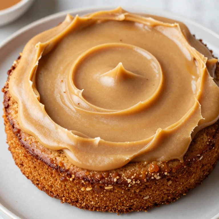 Maple bourbon sheet cake with brown butter frosting, golden-brown and glossy
