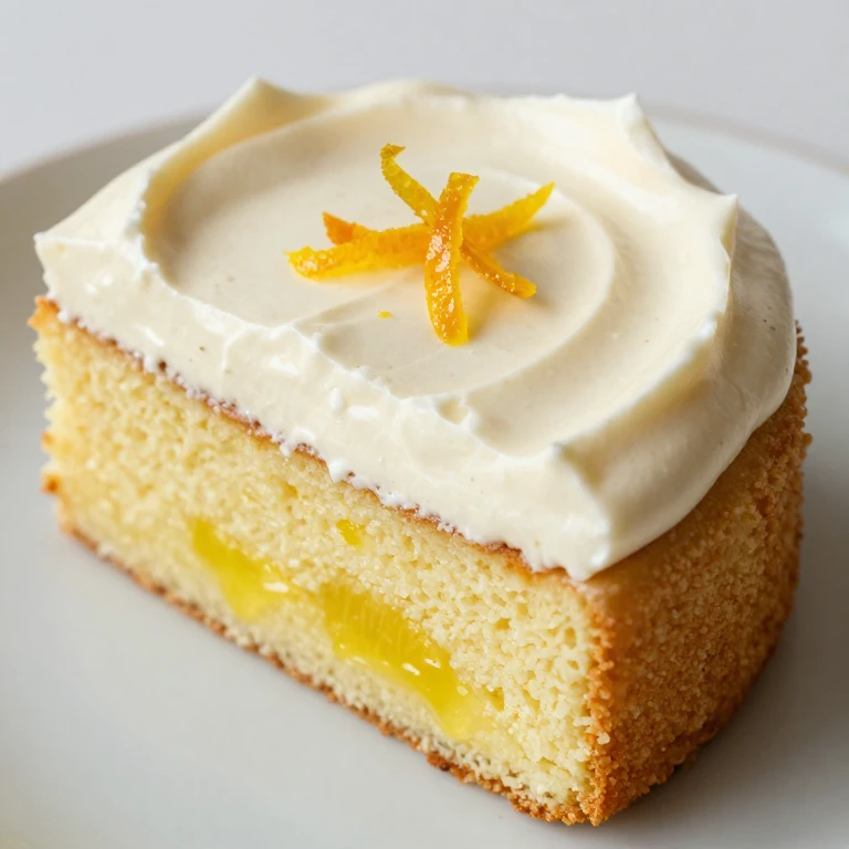 Olive oil citrus sheet cake with whipped mascarpone frosting and candied peel